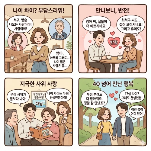최석구 아내 차경아 17살 나이차 결혼 스토리(프로필 나이 장모) 최석구-차경아-결혼